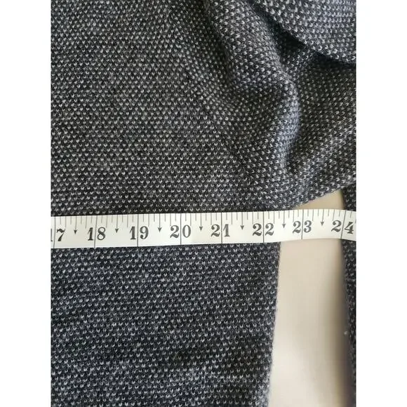 Rails Rune Crew neck sweater Mens L Charcoal Ice wool blend Careerwear classic - Picture 8 of 9